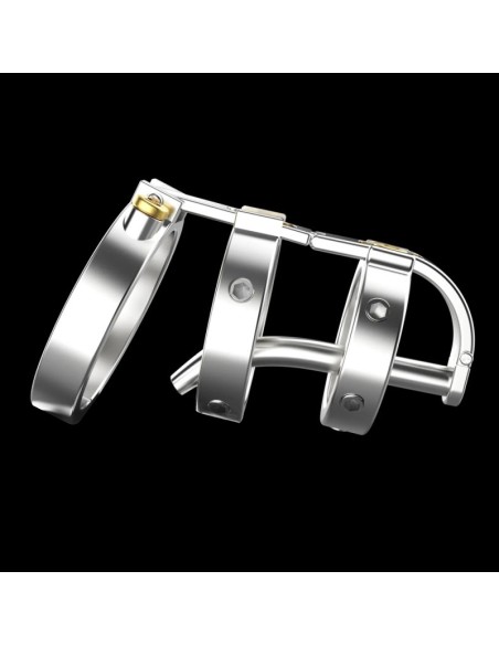 Cage de chasteté avec Tige Full Mechanic 6.5 x 3.5cm Cage de chasteté avec Tige Full Mechanic 6.5 x 3.5cm