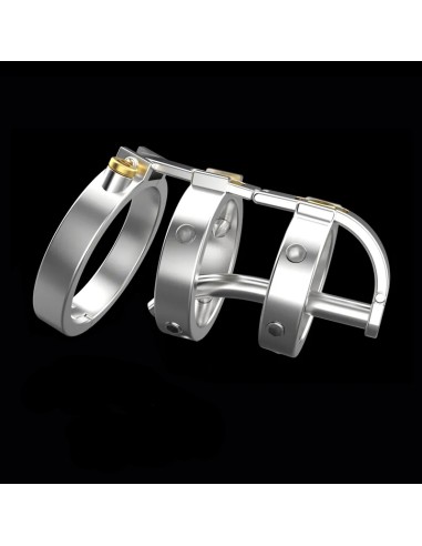 Cage de chasteté avec Tige Full Mechanic 6.5 x 3.5cm