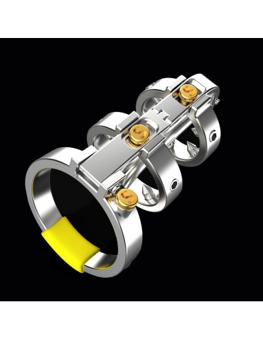 Cage de chasteté avec Tige Full Mechanic 6.5 x 3.5cm
