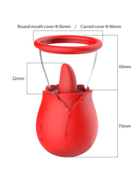 Langue et Succion Tongus Rose