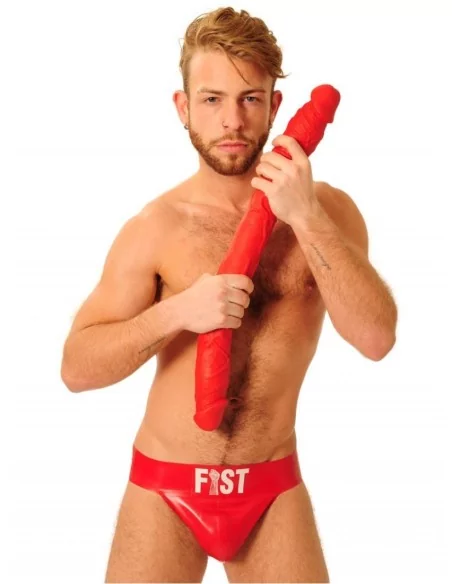 Double gode Stretch N°77 62 x 6.2cm Rouge