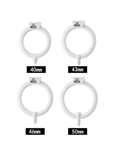 Cage de chasteté Filly Hook S 5.5 x 3.1cm Blanche