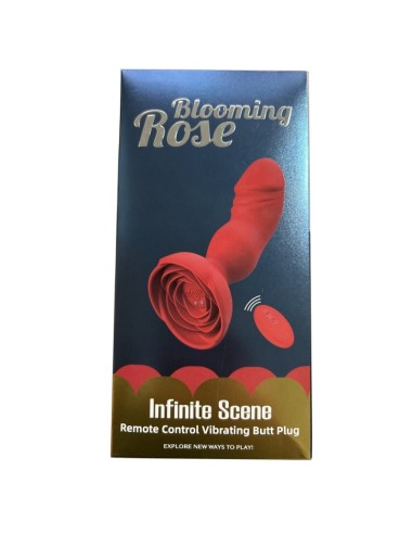 Plug vibrant Rosy Juliet 10 x 3.5cm Rouge