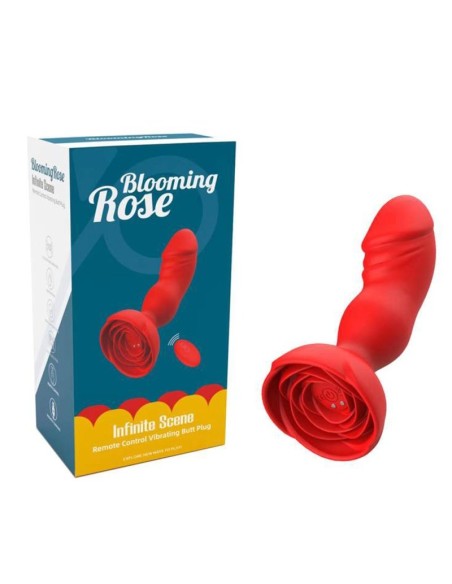 Plug vibrant Rosy Juliet 10 x 3.5cm Rouge