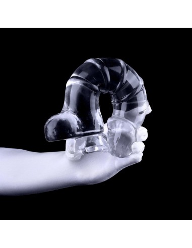 Gode transparent Dickannel XXL 27 x 8cm