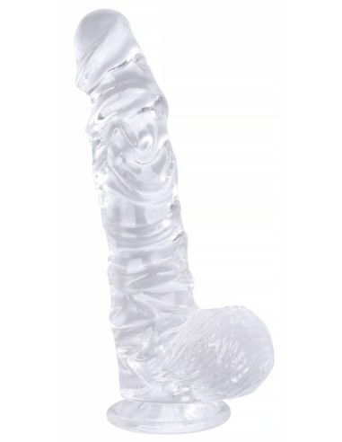 Gode transparent Dildick M 15 x 4cm