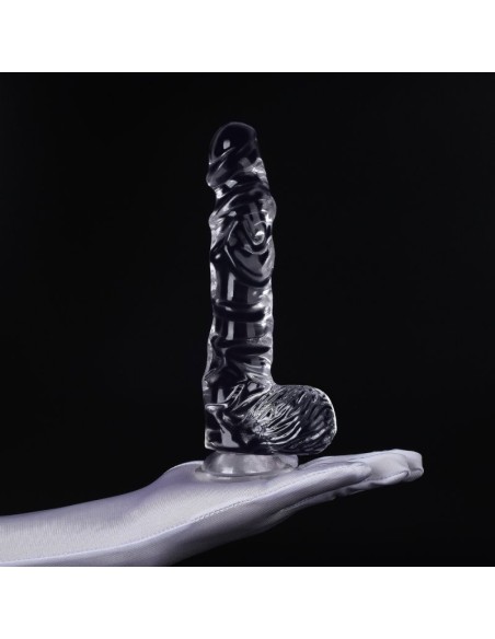 Gode transparent DILDICK XL 19 x 5cm