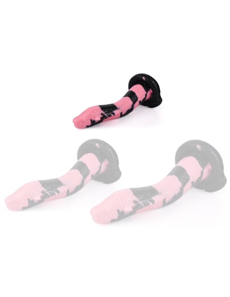 Gode Cobra Snake S 18 x 5cm Noir-Rose Gode Cobra Snake S 18 x 5cm Noir-Rose