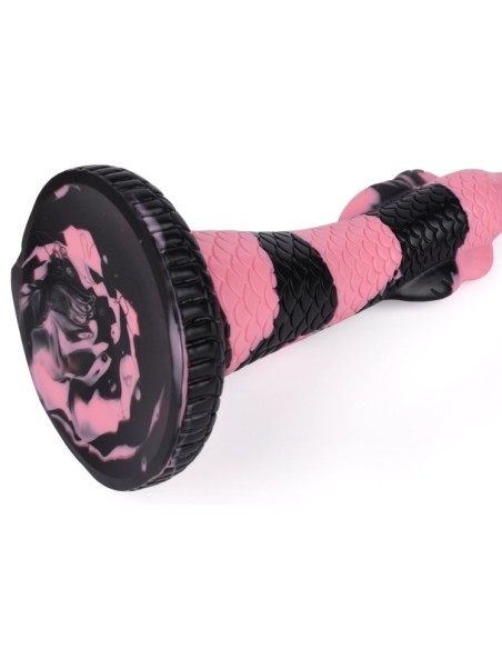 Gode Cobra Snake S 18 x 5cm Noir-Rose Gode Cobra Snake S 18 x 5cm Noir-Rose