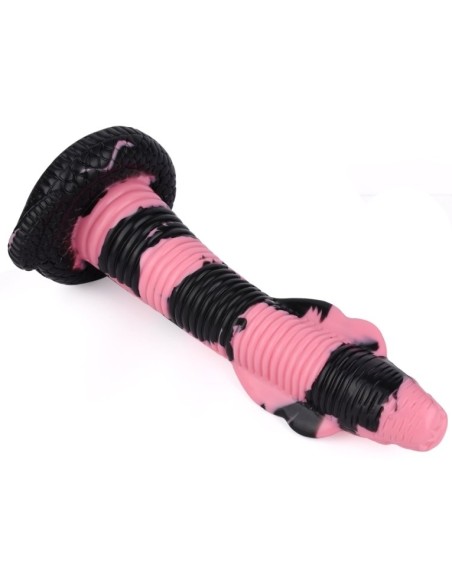 Gode Cobra Snake S 18 x 5cm Noir-Rose Gode Cobra Snake S 18 x 5cm Noir-Rose