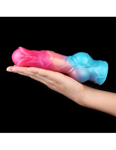 Gaine de pénis Nott Very Dick 18 x 6.5cm Rose-Bleu