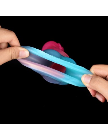 Gaine de pénis Nott Very Dick 18 x 6.5cm Rose-Bleu