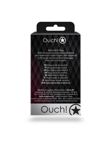 Bijou anal Round Gem S 6 x 2.6 cm Doré-Vert