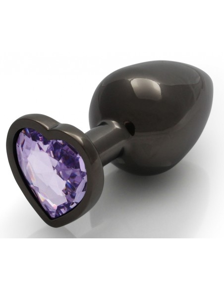Bijou anal Heart Gem M 7 x 3.3cm Noir-Violet Bijou anal Heart Gem M 7 x 3.3cm Noir-Violet