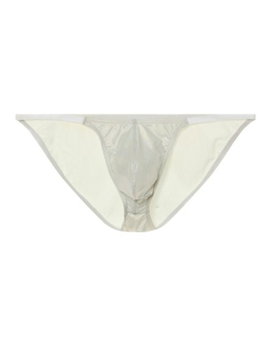 Slip sexy Shiny Line Argenté