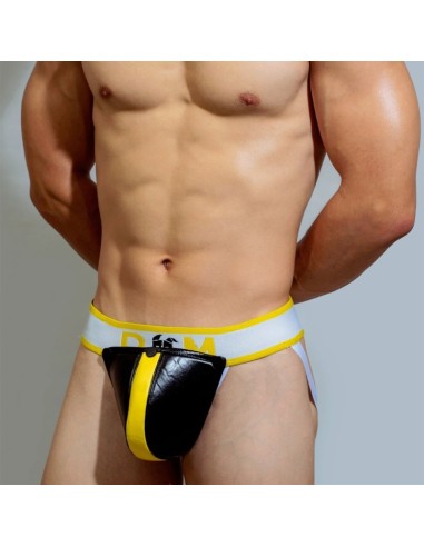 Jockstrap Neo Dungeon Noir-Jaune
