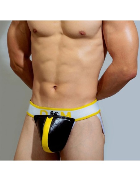 Jockstrap Neo Dungeon Noir-Jaune