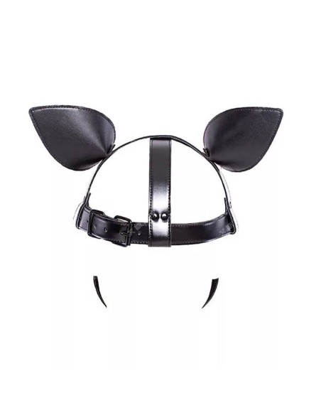 Masque Tête de chien Dog Fun Noir Masque Tête de chien Dog Fun Noir