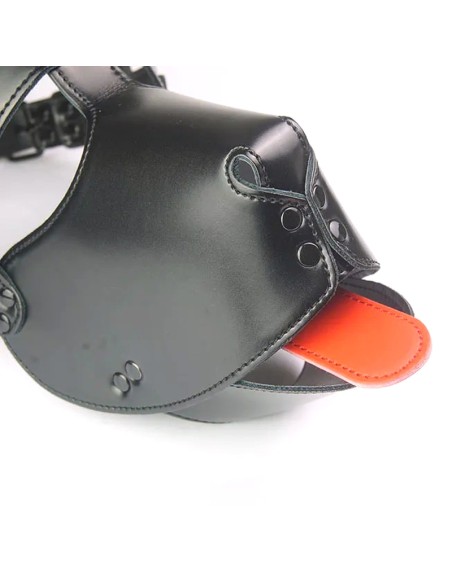 Masque Tête de chien Dog Fun Noir Masque Tête de chien Dog Fun Noir