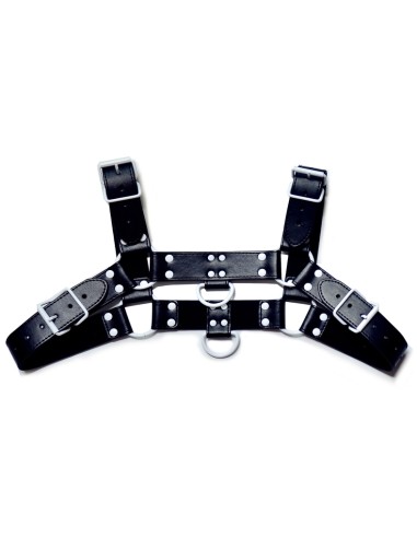Harnais Fetish Oros Noir-Blanc - Harnais Homme - 3