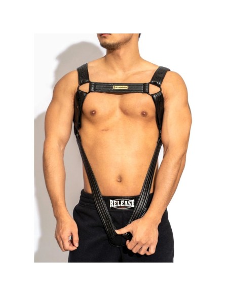 Harnais Sexy Harness Simili Noir Harnais Sexy Harness Simili Noir