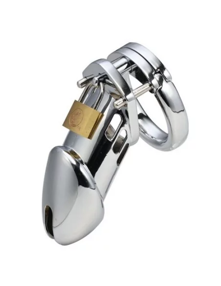 Cage de chasteté STEEL PADLOCK 12 x 3.5cm