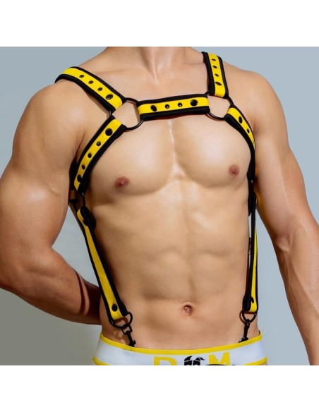 Harnais en néoprène Neo Chest Noir-Jaune