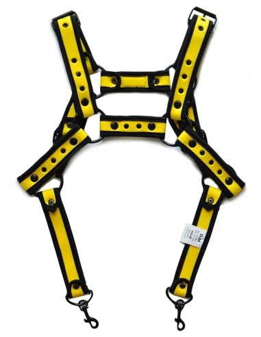 Harnais en néoprène Neo Chest Noir-Jaune