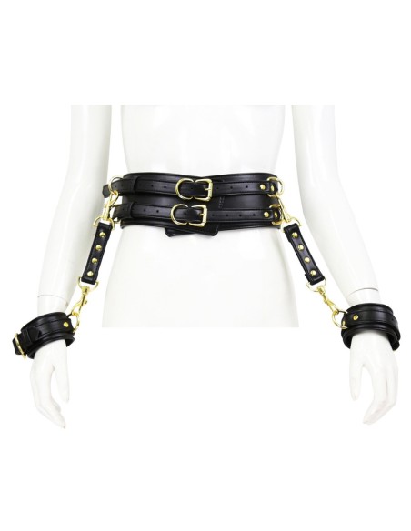 Ceinture avec liens Poignets Belt Wrist Noire Ceinture avec liens Poignets Belt Wrist Noire