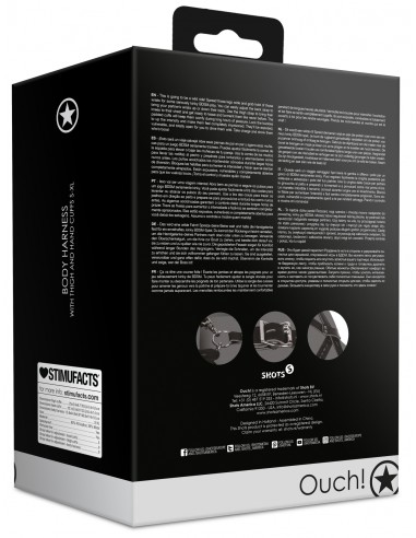 Mainteneur de position Body Harness Sangles et Menottes