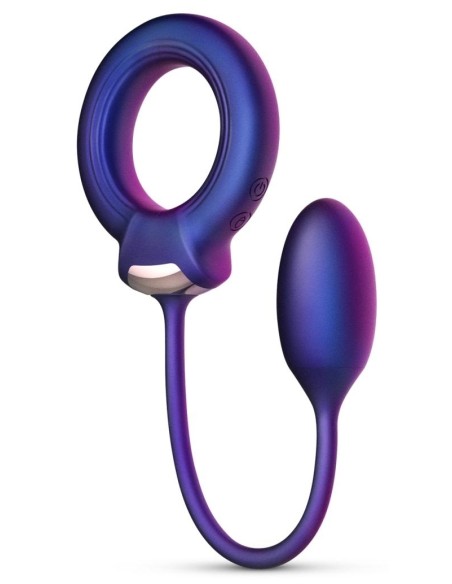 Cockring + Plug vibrant Eclipse Hueman 6.5 x 3cm - Diamètre 45mm