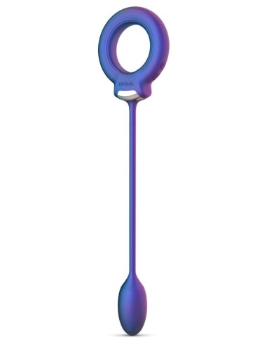 Cockring + Plug vibrant Eclipse Hueman 6.5 x 3cm - Diamètre 45mm