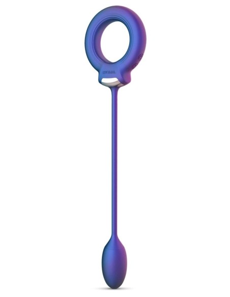 Cockring + Plug vibrant Eclipse Hueman 6.5 x 3cm - Diamètre 45mm