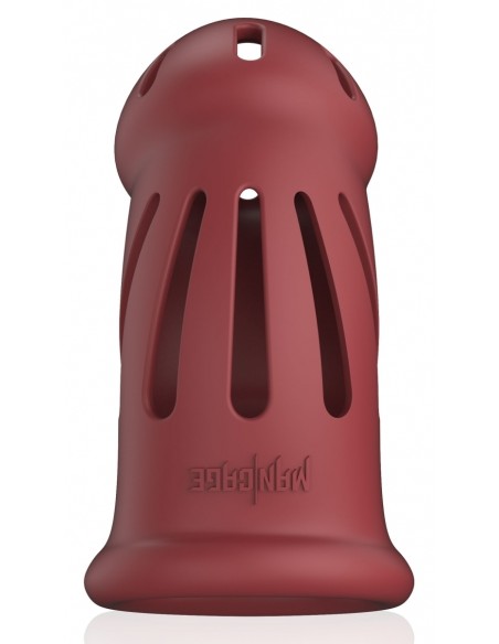 Cage de chasteté ManCage Modèle 28 - 9.5 x 3.5cm Rouge Cage de chasteté ManCage Modèle 28 - 9.5 x 3.5cm Rouge
