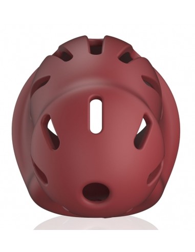 Cage de chasteté ManCage Modèle 28 - 9.5 x 3.5cm Rouge