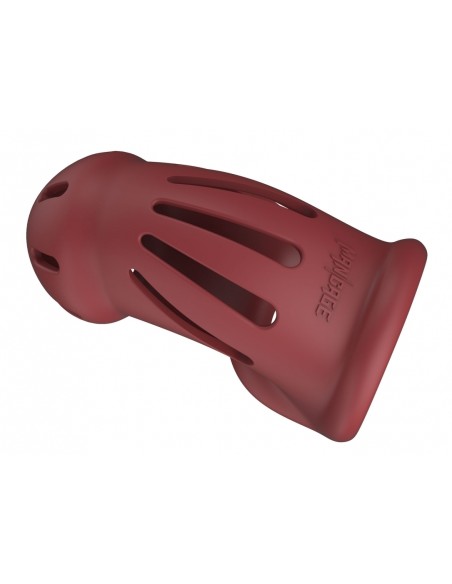 Cage de chasteté ManCage Modèle 28 - 9.5 x 3.5cm Rouge Cage de chasteté ManCage Modèle 28 - 9.5 x 3.5cm Rouge