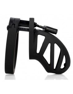 Cage de chasteté ManCage Modèle 23 - 6.5 x 3.5cm Noire