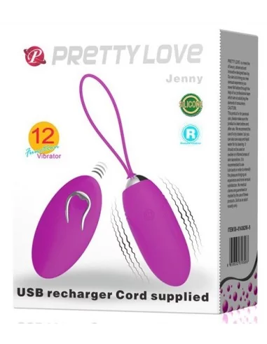 Oeuf vibrant sans fil Jenny- 7 x 2.8 cm