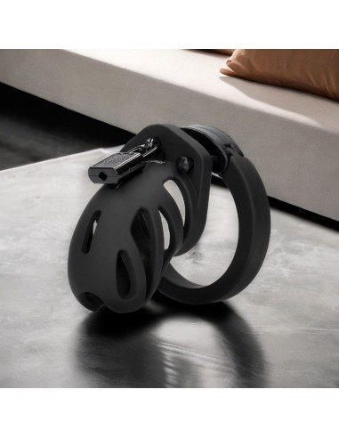 Cage de chasteté ManCage Modèle 23 - 6.5 x 3.5cm Noire