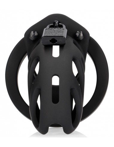Cage de chasteté ManCage Modèle 24 - 9 x 3.5cm Noire