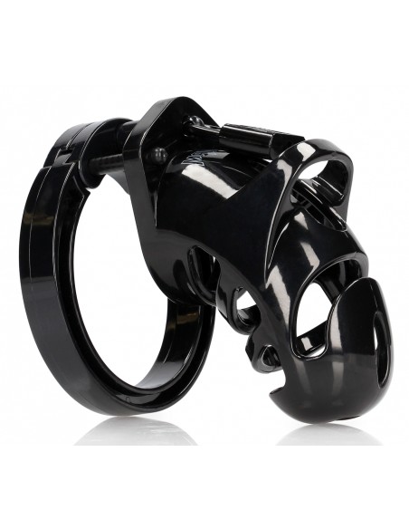 Cage de chasteté ManCage Modèle 25 - 9 x 3.5cm Noire Cage de chasteté ManCage Modèle 25 - 9 x 3.5cm Noire