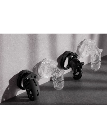 Cage de chasteté ManCage Modèle 25 - 9 x 3.5cm Noire Cage de chasteté ManCage Modèle 25 - 9 x 3.5cm Noire