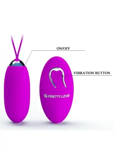 Oeuf vibrant sans fil Jenny- 7 x 2.8 cm