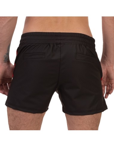 Short Zulu Noir-Rouge