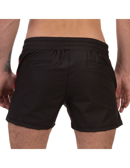 Short Zulu Noir-Rouge