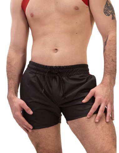 Short Zulu Noir-Rouge