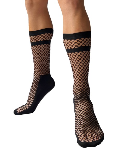 Chaussettes Filet Paris Noires