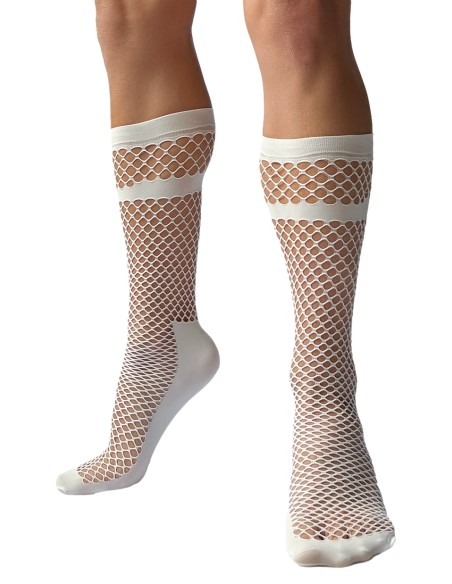 Chaussettes Filet Paris Blanches