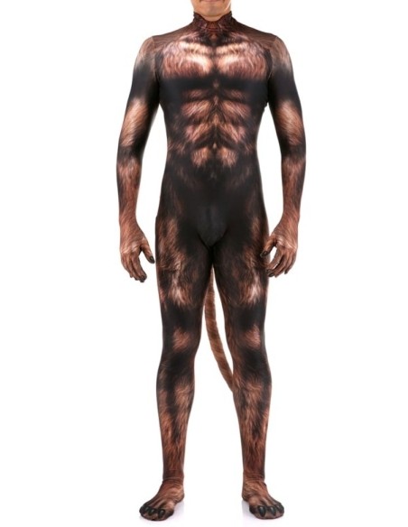 Combinaison Cosplay Loup-Garou Werewolf Marron Combinaison Cosplay Loup-Garou Werewolf Marron