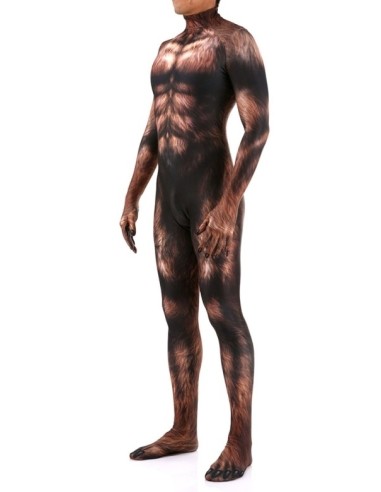 Combinaison Cosplay Loup-Garou Werewolf Marron